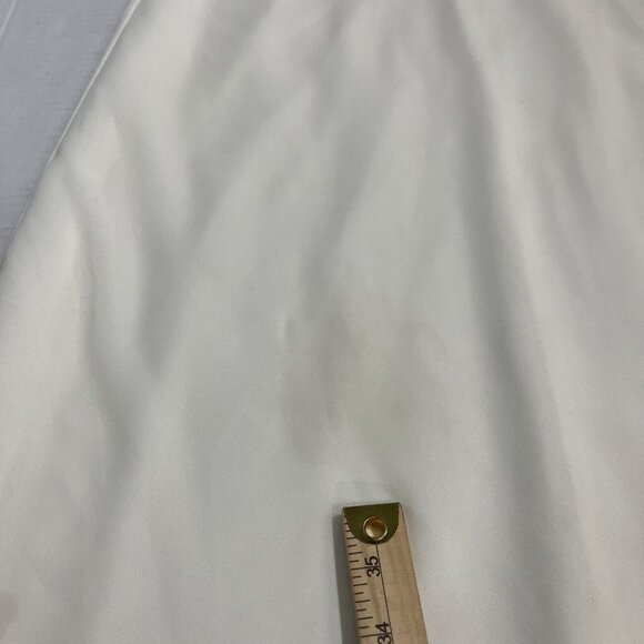 Vintage Cachet Gown 8P Ivory Floral Lace Bodice Off Shoulder Chiffon Layered Y2K - Picture 9 of 10